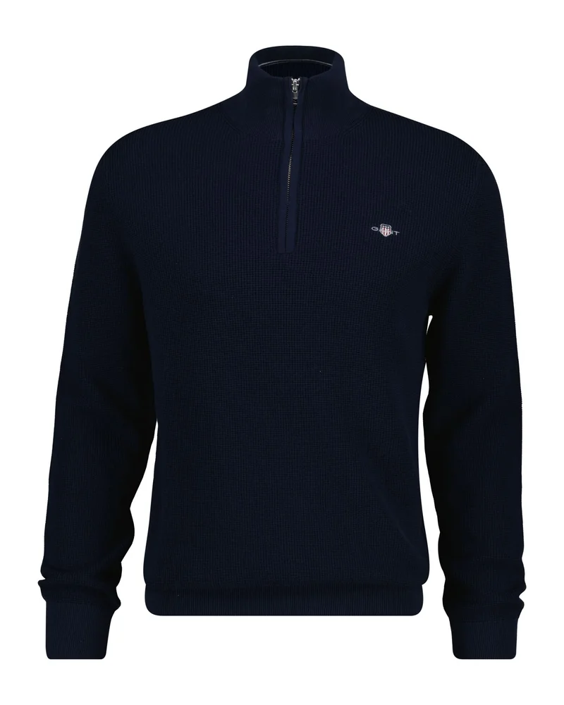 غانت Micro Textured Cotton Half Zip